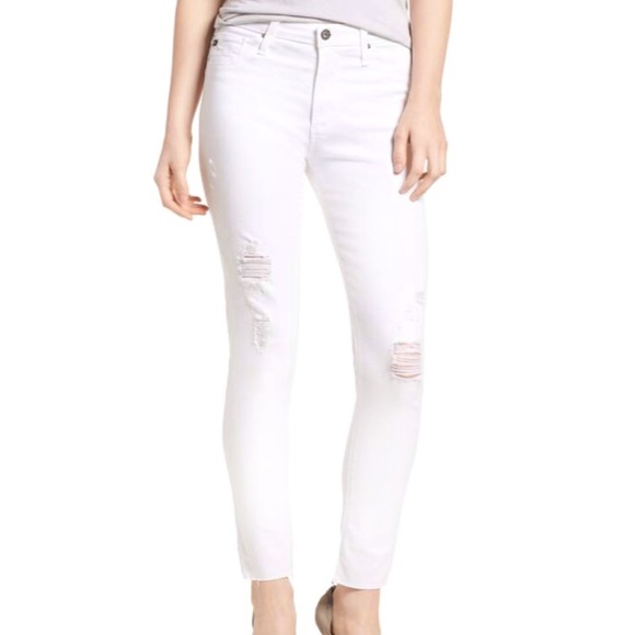 ag farrah skinny ankle white